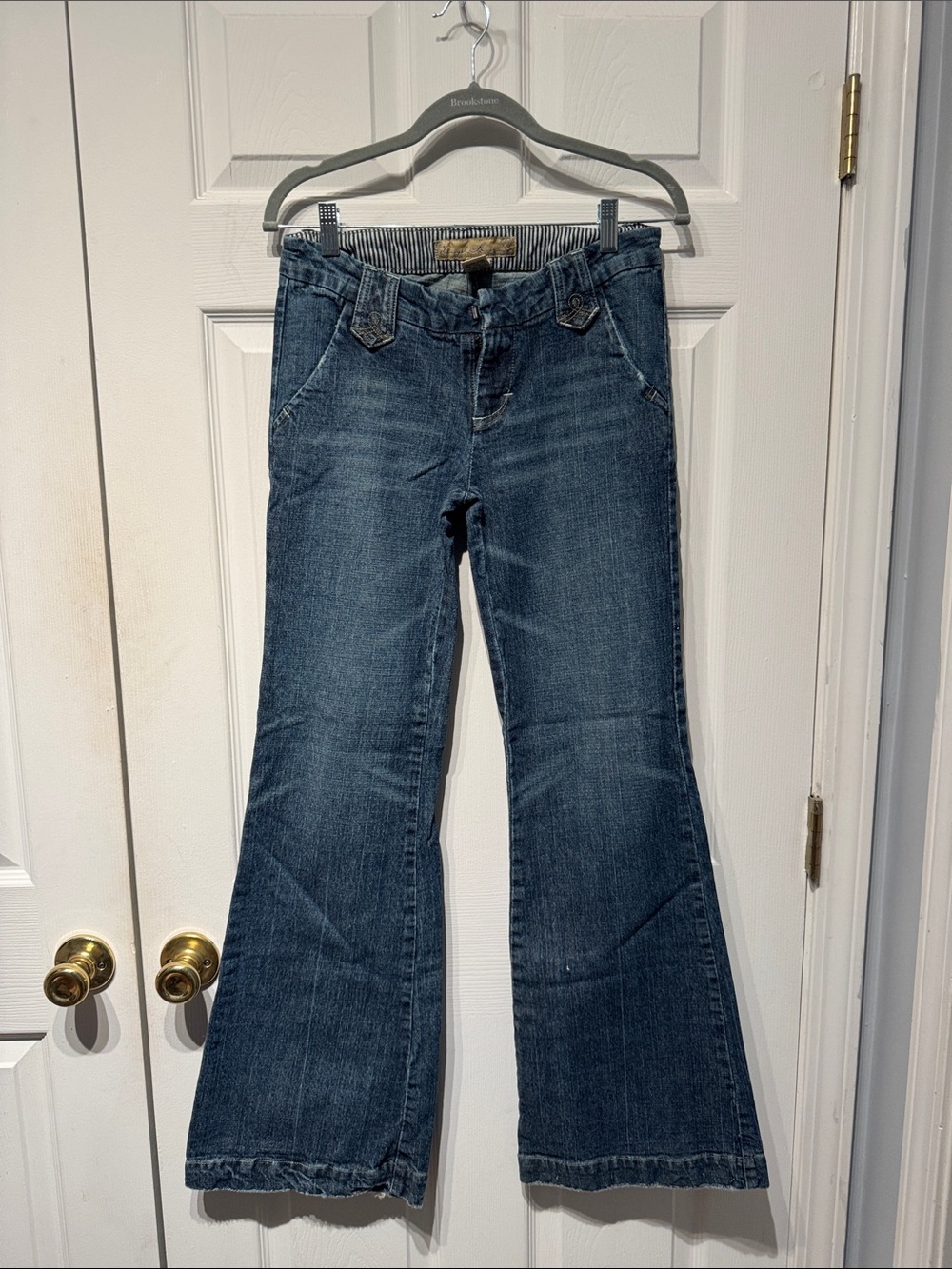Angel Kiss Dark Blue Flare Jeans